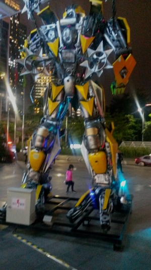 Transformer in Downtown Shenzhen