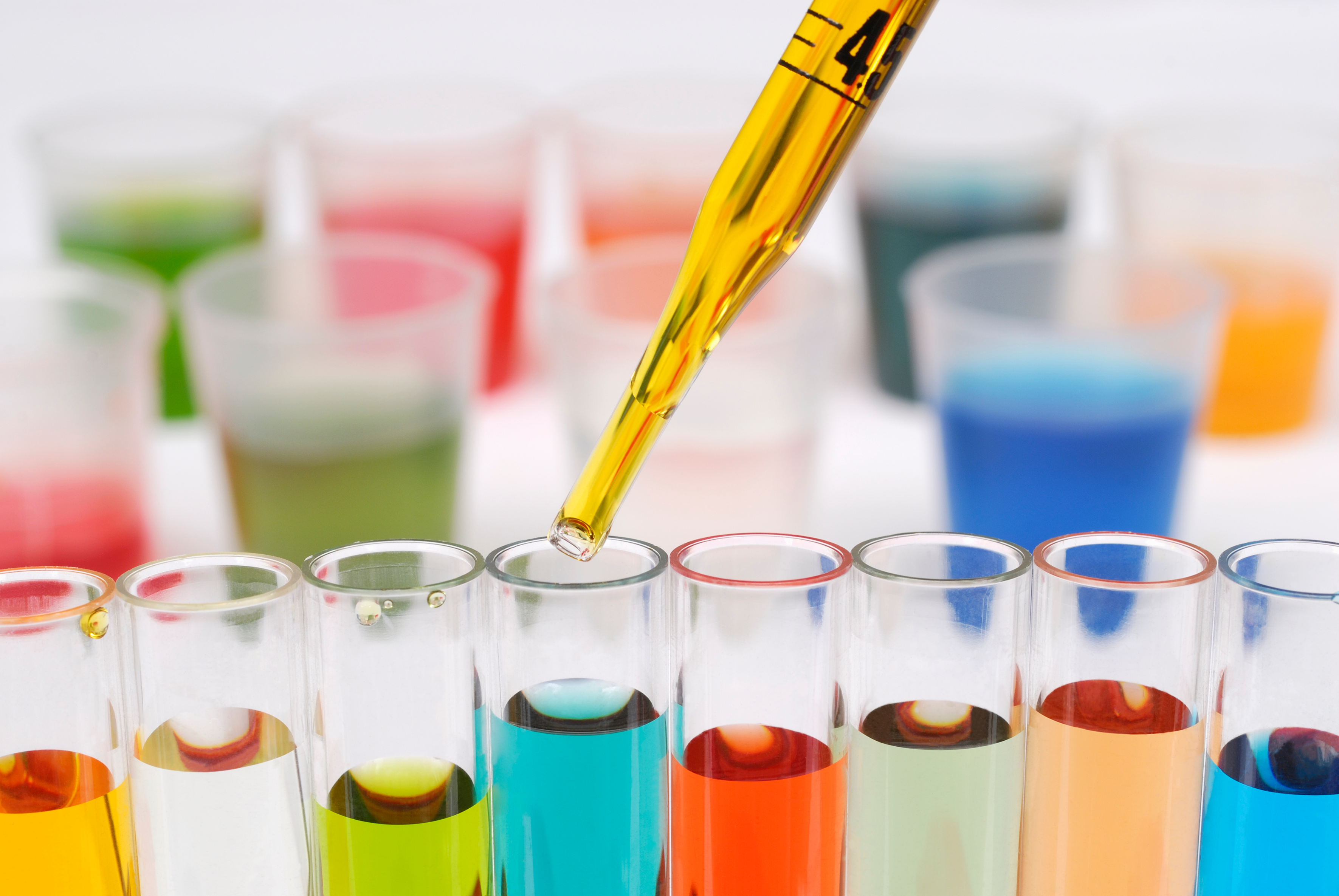 colorful tubes