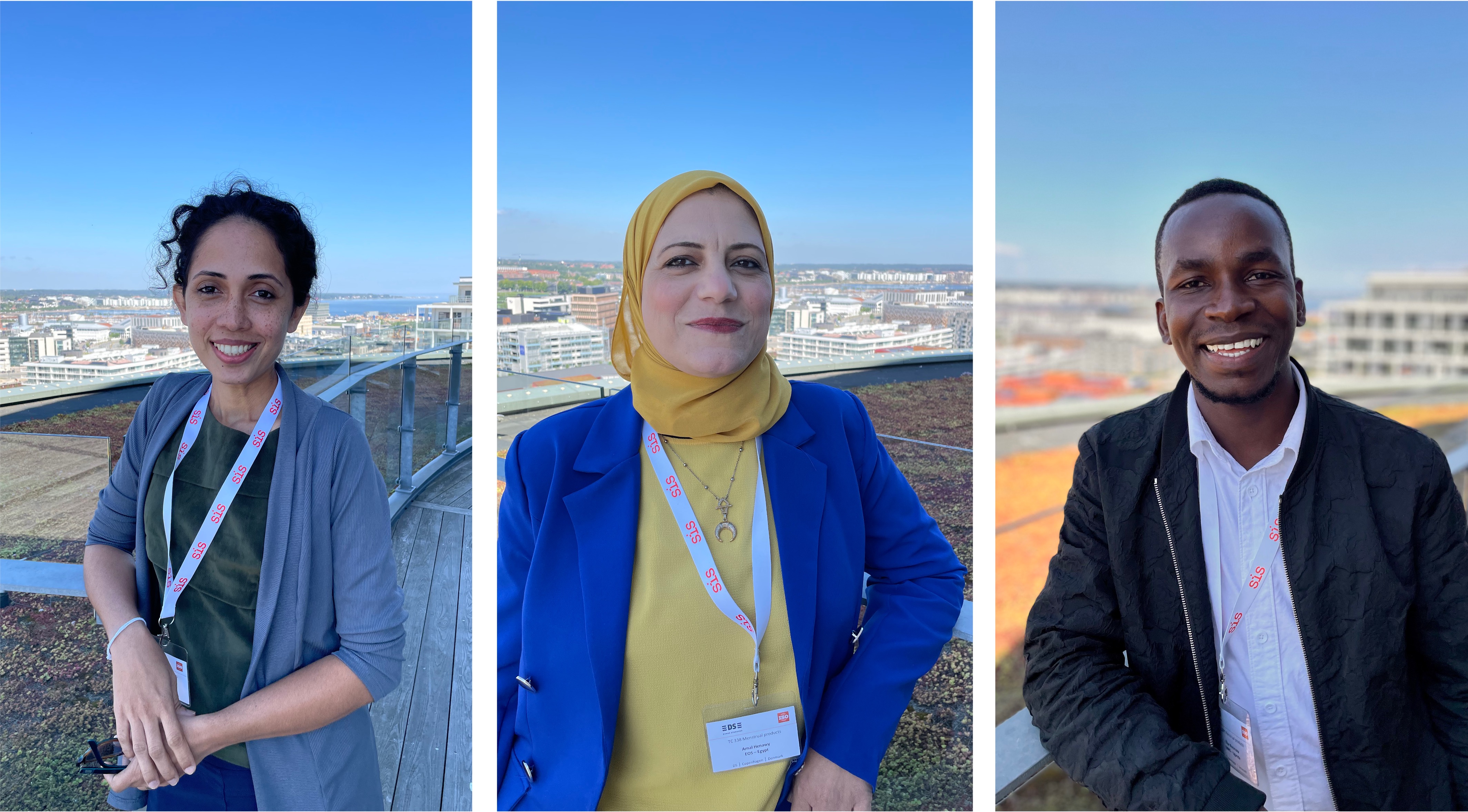 Interviews with three delegates at the plenary meeting.